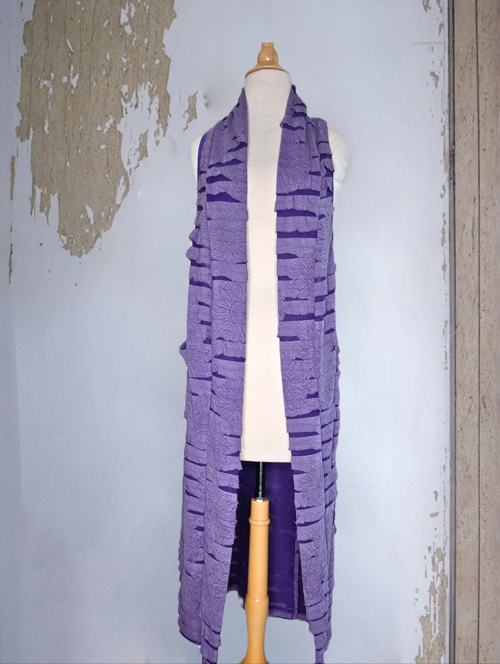 Krystal Alyce THE SOVEREIGN Cape | Purple Burnout Frequency-Wear